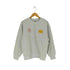 BIGWAVE BEST IN UNIVERSE TATTOO SWEATSHIRT (WHITE MELANGE) メンズ M