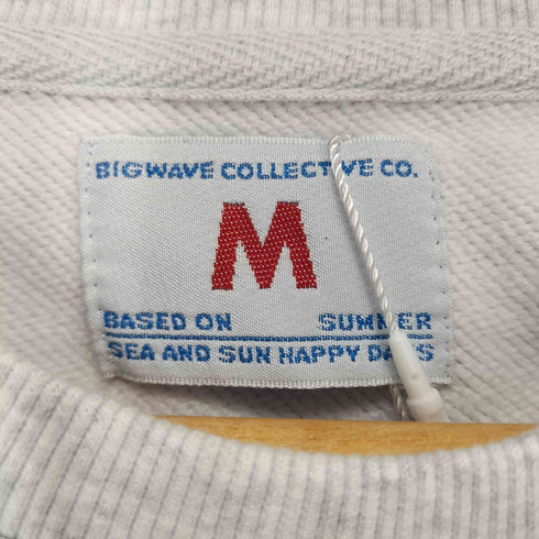 BIGWAVE BEST IN UNIVERSE TATTOO SWEATSHIRT (WHITE MELANGE) メンズ M