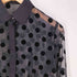 ミューズデドゥーズィエムクラス MUSE de Deuxieme Classe ドットフロッキー シアーシャツ レディース