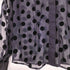 ミューズデドゥーズィエムクラス MUSE de Deuxieme Classe ドットフロッキー シアーシャツ レディース