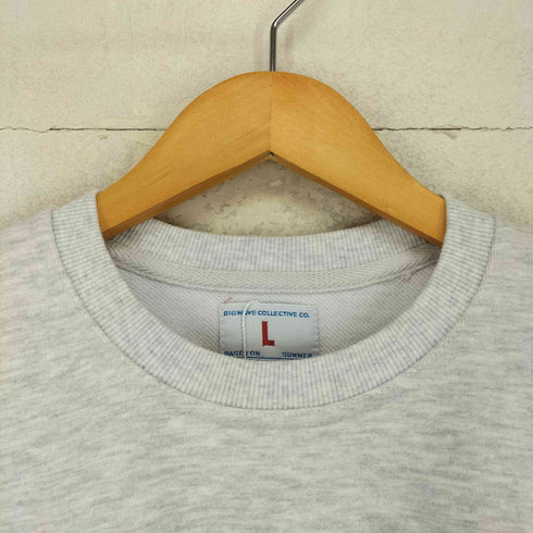 BIGWAVE BEST IN UNIVERSE TATTOO SWEATSHIRT (WHITE MELANGE) メンズ L