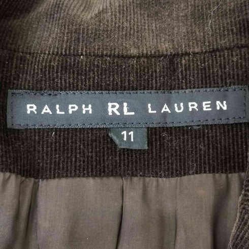 ラルフローレン アールエル RALPH RL LAUREN 細畝コーデュロイ 3Bテーラードジャケット レディース JPN:11号