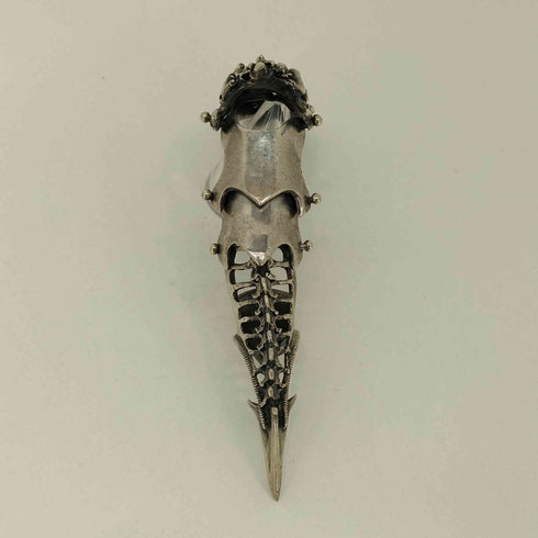 William Llewellyn Griffiths H.R. GIGER アーマーリング シルバー925 メンズ 10号