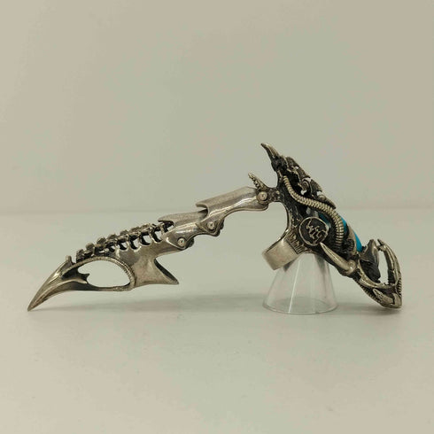 William Llewellyn Griffiths H.R. GIGER アーマーリング シルバー925 メンズ 10号