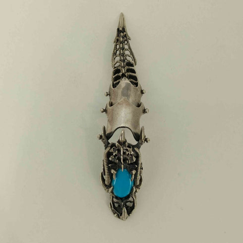 William Llewellyn Griffiths H.R. GIGER アーマーリング シルバー925 メンズ 10号