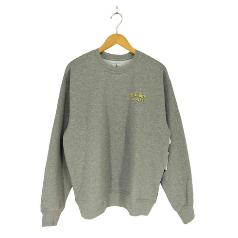 BIGWAVE PEACE OUT HOMIES SWEATSHIRT SOFT MELANGE メンズ L