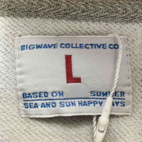 BIGWAVE PEACE OUT HOMIES SWEATSHIRT SOFT MELANGE メンズ L