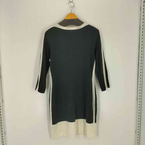 ローレンラルフローレン LAUREN RALPH LAUREN サイドラインニットフレアワンピース レディース JPN:M