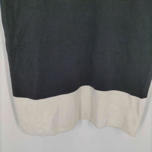 ローレンラルフローレン LAUREN RALPH LAUREN サイドラインニットフレアワンピース レディース JPN:M