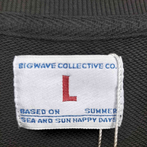 BIGWAVE COLLECTIVE FISH & CHIPS SWEATSHIRT WARM SLATE メンズ L