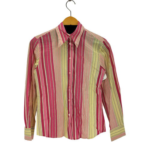 ピーエスポールスミス PS Paul Smith ストライプレギュラーカラーシャツ レディース JPN:40