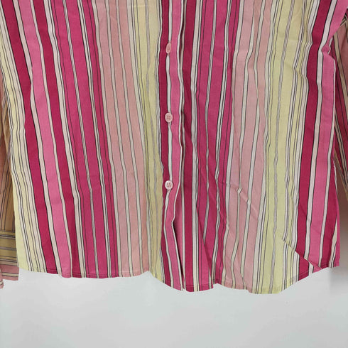 ピーエスポールスミス PS Paul Smith ストライプレギュラーカラーシャツ レディース JPN:40