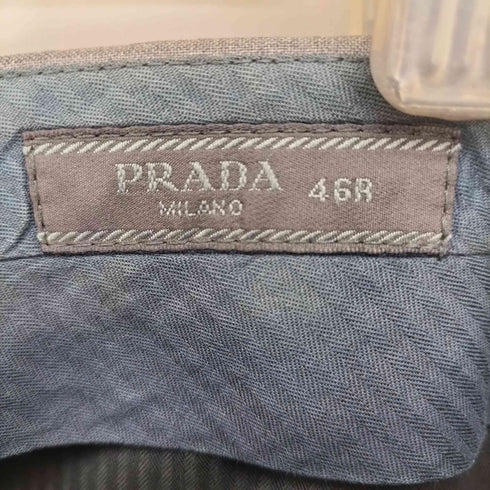 プラダ PRADA ノータックテーパードスラックス メンズ 46R