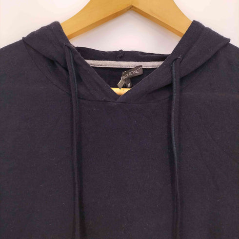 SCAGLIONE archive イタリア製 薄手 カシミヤ混 ニット プルオーバー フーディー メンズ import:M