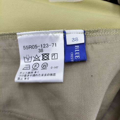 ブルーレーベルクレストブリッジ BLUE LABEL CRESTBRIDGE ドライツイルテーパードパンツ レディース JPN:38