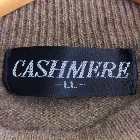 カシミヤ CASHMERE カシミヤ100 モックネックニット レディース LL