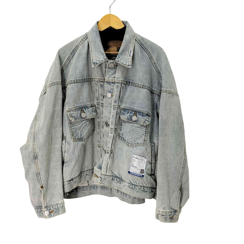メゾンミハラヤスヒロ Maison MIHARA YASUHIRO BLEACH DENIM JACKET メンズ JPN:46