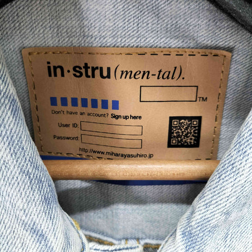 メゾンミハラヤスヒロ Maison MIHARA YASUHIRO BLEACH DENIM JACKET メンズ JPN:46