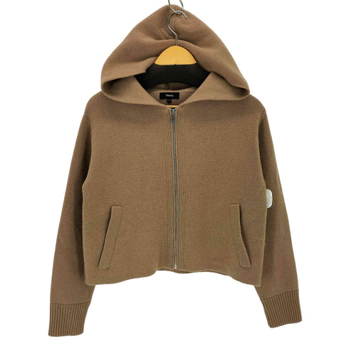 セオリー theory LANA CASH VARSITY HOODIE レディース P