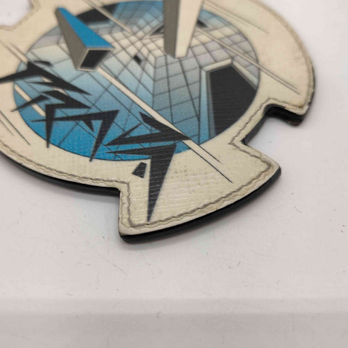 プラダ PRADA SAFFIANO PATCH サフィアーノ パッチ キーホルダー アクセサリー メンズ