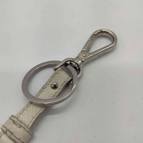 プラダ PRADA SAFFIANO PATCH サフィアーノ パッチ キーホルダー アクセサリー メンズ