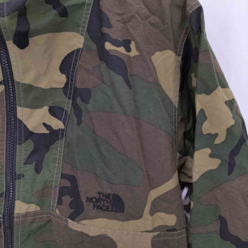 ザノースフェイス THE NORTH FACE 迷彩柄 カモフラ NOVELTY COMPACT JACKET コンパクト ジャケット マウンテンパーカ 軽量シェルジャケット メンズ M