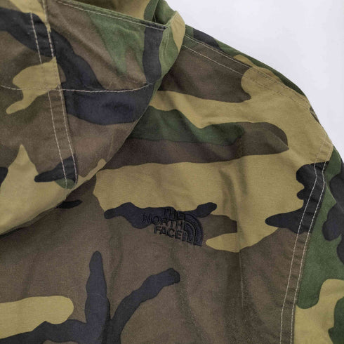 ザノースフェイス THE NORTH FACE 迷彩柄 カモフラ NOVELTY COMPACT JACKET コンパクト ジャケット マウンテンパーカ 軽量シェルジャケット メンズ M