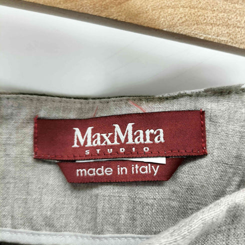マックスマーラステュディオ MAX MARA STUDIO イタリア製 総柄プリーツスカート レディース