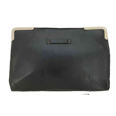 ジャンポールゴルチエ Jean Paul GAULTIER ナイロンコーティング メタルフレーム クラッチバッグ メンズ