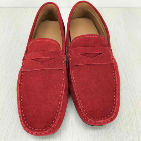 VINCENZO FERRERI イタリア製 スエードコインローファー ドライビングシューズ メンズ 6