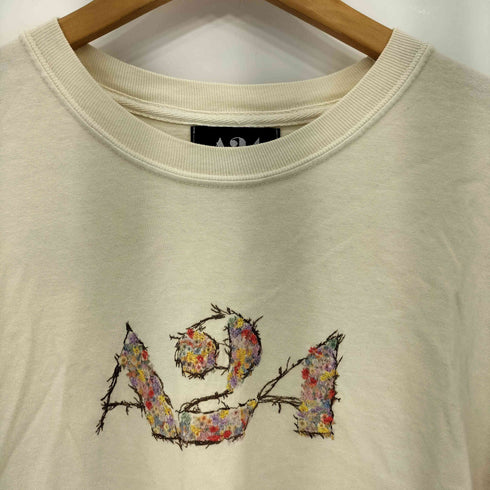 A24 ロゴ刺繍 midsummer 半袖Tシャツ メンズ L