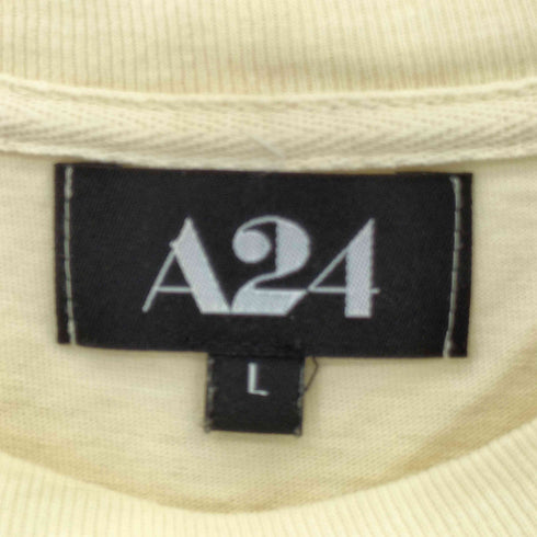 A24 ロゴ刺繍 midsummer 半袖Tシャツ メンズ L