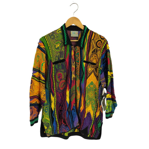 クージー COOGI オーストラリア製 90S 3D ニットシャツ メンズ import:M