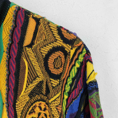 クージー COOGI オーストラリア製 90S 3D ニットシャツ メンズ import:M
