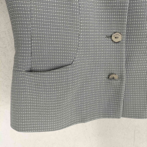 サルヴァトーレフェラガモ Salvatore Ferragamo レーヨン混 4ボタン テーラードジャケット レディース 42