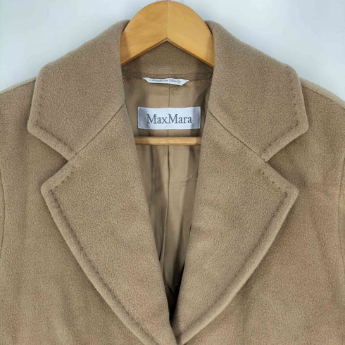 マックスマーラ MAX MARA イタリア製 銀タグ カシミヤ 10% コート レディース JPN:38