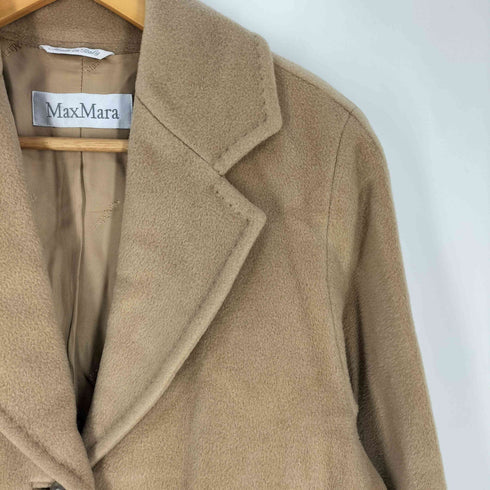 マックスマーラ MAX MARA イタリア製 銀タグ カシミヤ 10% コート レディース JPN:38