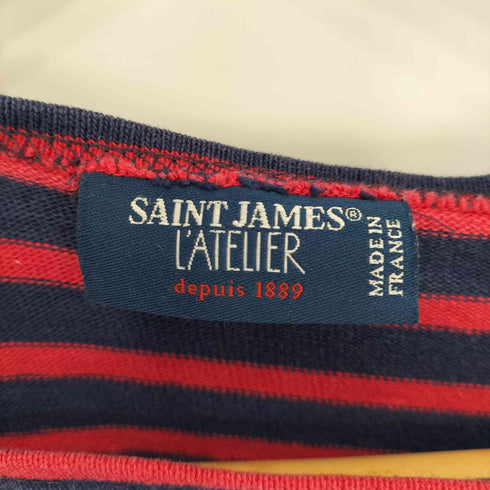 セントジェームス SAINT JAMES フランス製 ボーダー ボートネック バスクシャツ メンズ US:42
