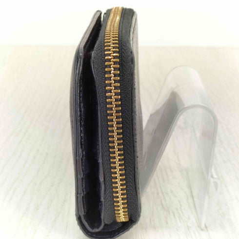 ブルーレーベルクレストブリッジ BLUE LABEL CRESTBRIDGE ラウンドジップレザーウォレット レディース