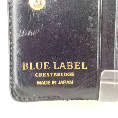ブルーレーベルクレストブリッジ BLUE LABEL CRESTBRIDGE ラウンドジップレザーウォレット レディース