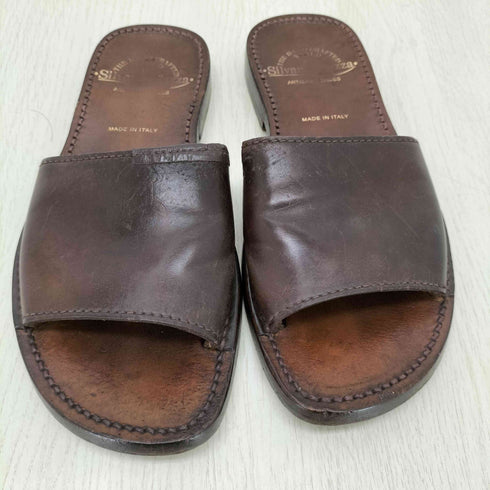 silvano mazza イタリア製 レザーサンダル メンズ