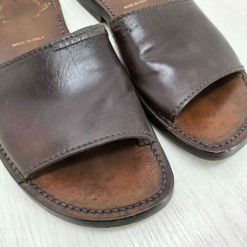 silvano mazza イタリア製 レザーサンダル メンズ