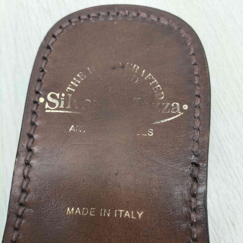 silvano mazza イタリア製 レザーサンダル メンズ