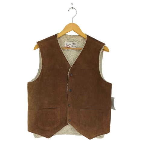 シアーズ Sears 70s suede leather 裏ボア スエードベスト メンズ M