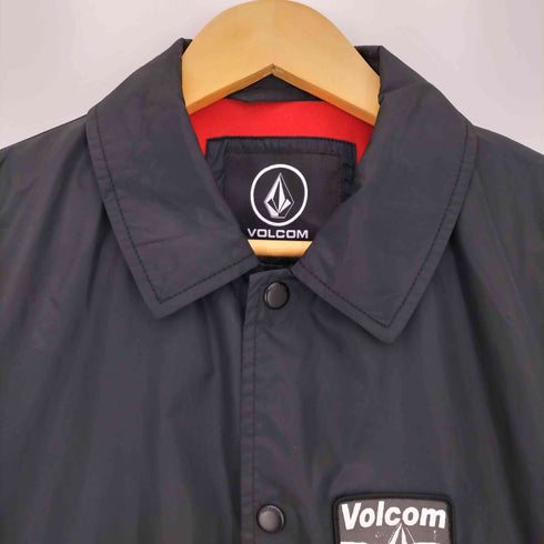 ヴォルコム VOLCOM WATER RESISTANT ボックスロゴ 刺繍 コーチジャケット メンズ import:S