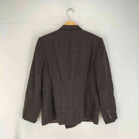 ローレンラルフローレン LAUREN RALPH LAUREN USA製 チェック柄 ダブルテーラードジャケット メンズ 10