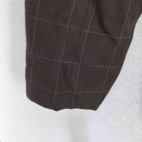 ローレンラルフローレン LAUREN RALPH LAUREN USA製 チェック柄 ダブルテーラードジャケット メンズ 10