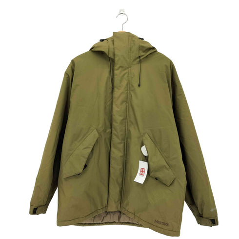 マーモット MARMOT GORE-TEX 裏地キルティング フーディ ダウンジャケット メンズ L