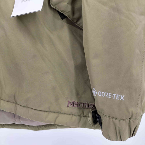 マーモット MARMOT GORE-TEX 裏地キルティング フーディ ダウンジャケット メンズ L