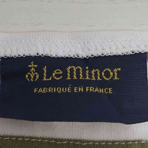 ルミノア Le minor マリンボーダーバスクシャツ レディース